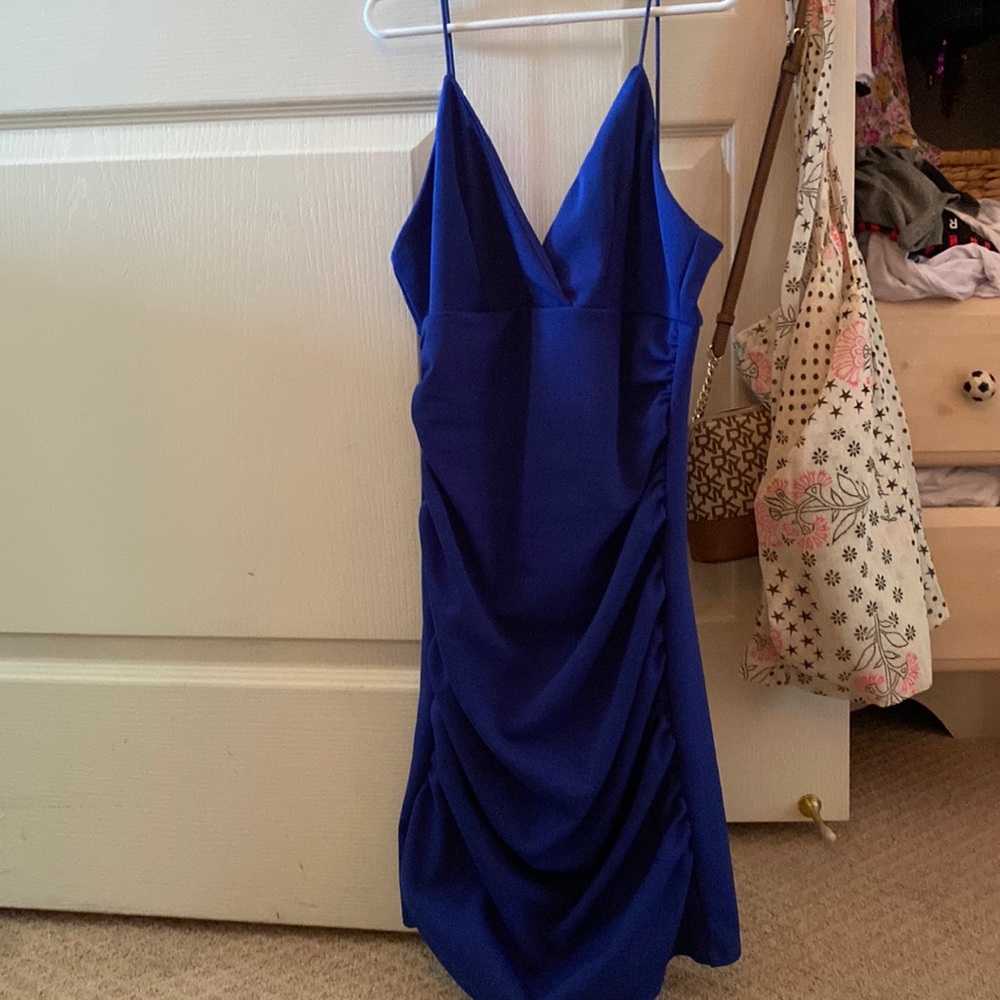 Royal blue dress